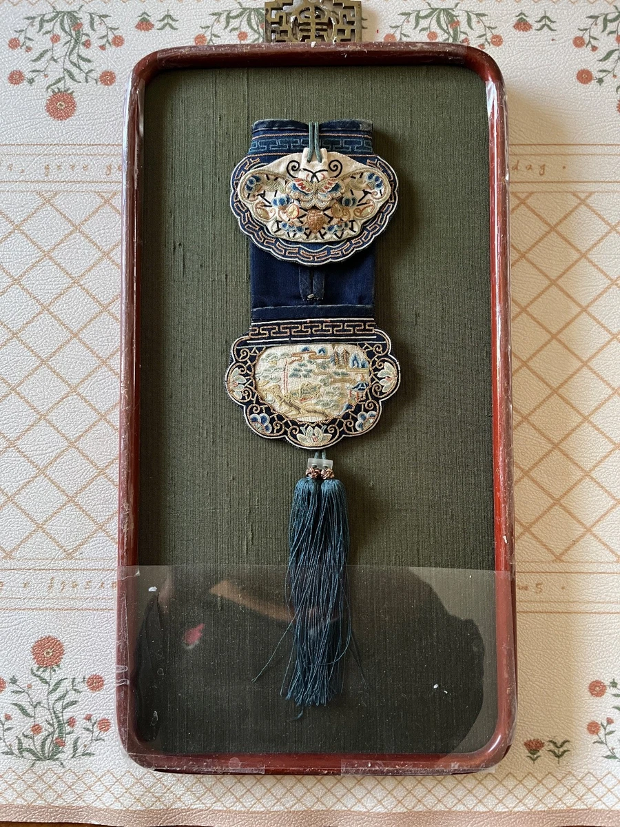清朝古董中国长袍和纺织品| eBay