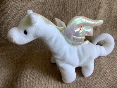 TY Beanie Baby - MAGIC the White Dragon 1995 style 40887  - MWMT