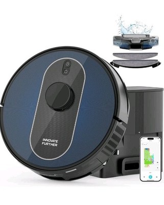NEW! Robot Vacuum and Mop with Self-Empty Base: 5000Pa Suction, LiDAR Navigation