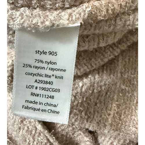 Barefoot Dreams Cozychic Coastal Longline Hooded Cardigan, Petal Color, Large - Picture 6 of 6