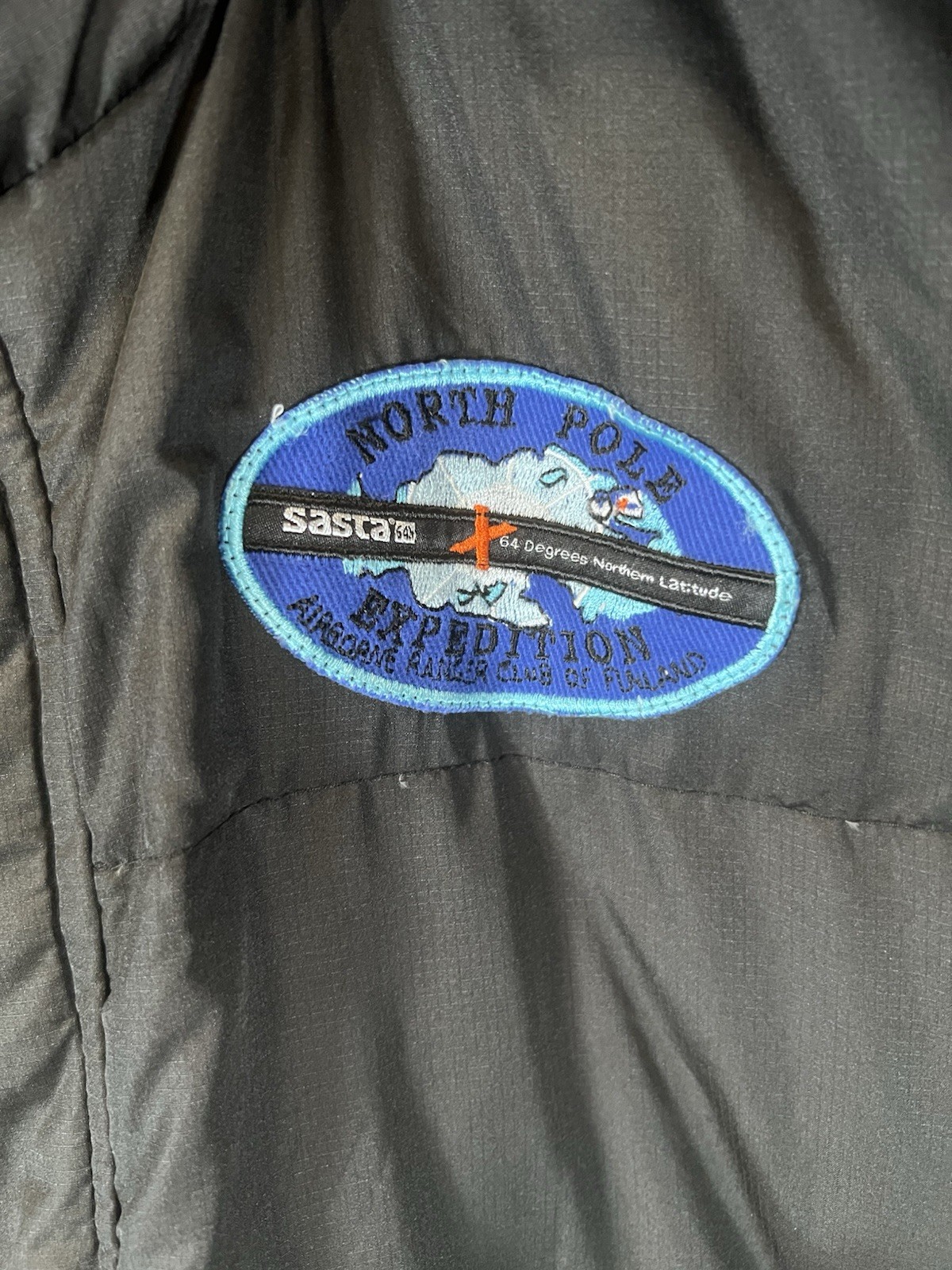 Sasta Down Feather Coat Puffer Jacket 64 Degrees Finland North Pole Mens Medium image 3