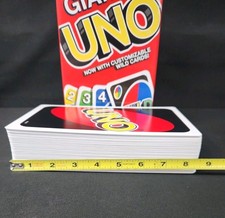 Mattel Games UNO Classic Giant Oversized Card Game GPJ46 Colorblind Accessible.