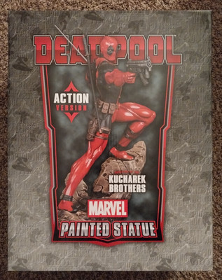 Bowen Designs Marvel Comics Deadpool Action Statue Figure 927/2100 X-Men NEW