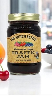 The Dutch Kettle Traffic Jam Amish Homemade Strawberry Blueberry  Raspberry 19OZ
