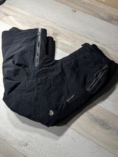 Mountain Hardwear Women  s Ski Pants Primaloft Insulated Black Snow Pants Size S