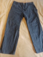 Carhartt B11 BLK Loose Fit Carpenter Duck Canvas Pants Size Men  s 42x34