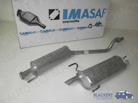 Imasaf Auspuffset Ab Kat FüR Opel Astra F Cc 16V 1.4+1.6 96-98|Automatik,Msd+Esd