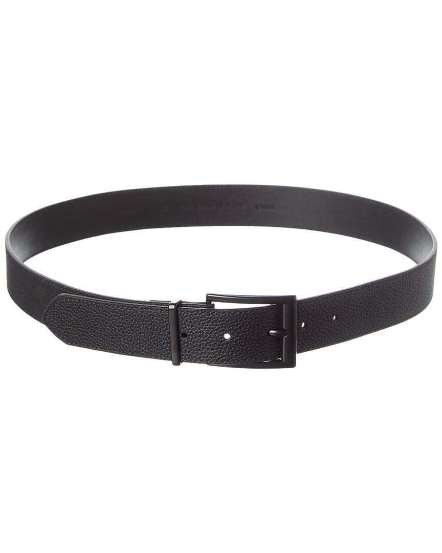 Кожаный ремень с латунной меткой для мужчин 8790₽