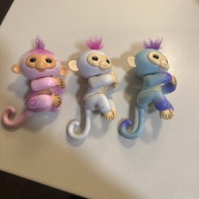 Fingerlings Interactive Baby Monkey/Ava/ Sophie And Sydney. Tested Works New Bat