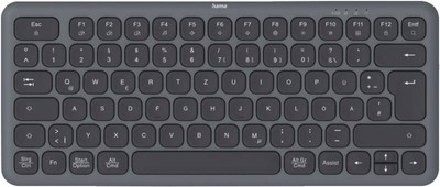Hama Tastatur kabellos Multi Device Tastatur mit Funk/Bluetooth QWERTZ 