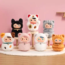 Authentic PUCKY Roly Poly Kitty Series Vinyl Plush Confirmed Blind Box Figure