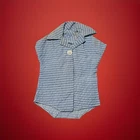Vintage 1959 Ponytail Barbie Commuter Set Blue / White Body Blouse Fashion 916