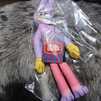 The Amazing Digital Circus Official RustyXross Jax Posable Magnet Plush Keychain