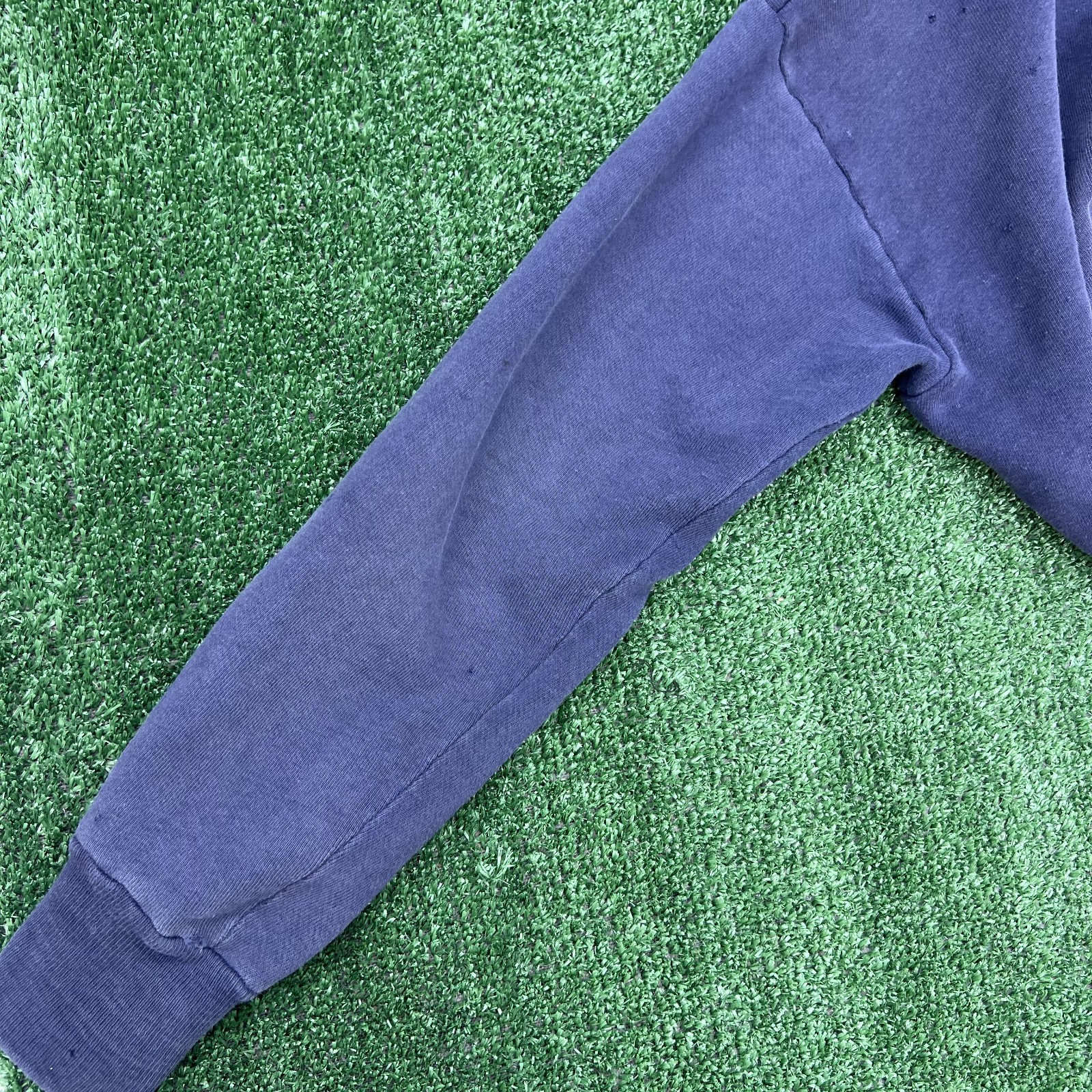 Vintage Sears Hoodie XL Navy Blue Faded 22x24