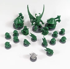 SUPER DUNGEON EXPLORE Board Game EMERALD VALLEY Warband *MINIS ONLY* OOP
