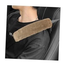 2PCS Car Seat Belt Cover Pad, Soft Auto Seatbelt Protector for a More Khaki