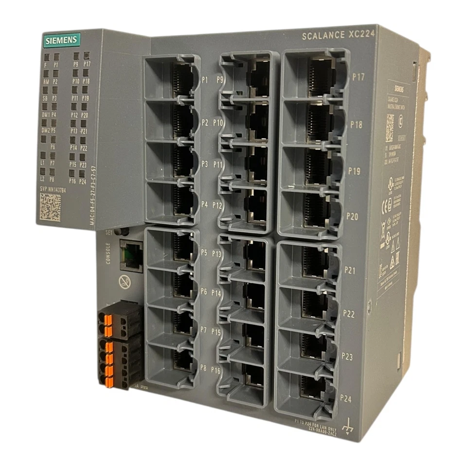 Siemens SCALANCE XC224 Ethernet Switch 6GK5224-0BA00-2AC2 Für die Industrie