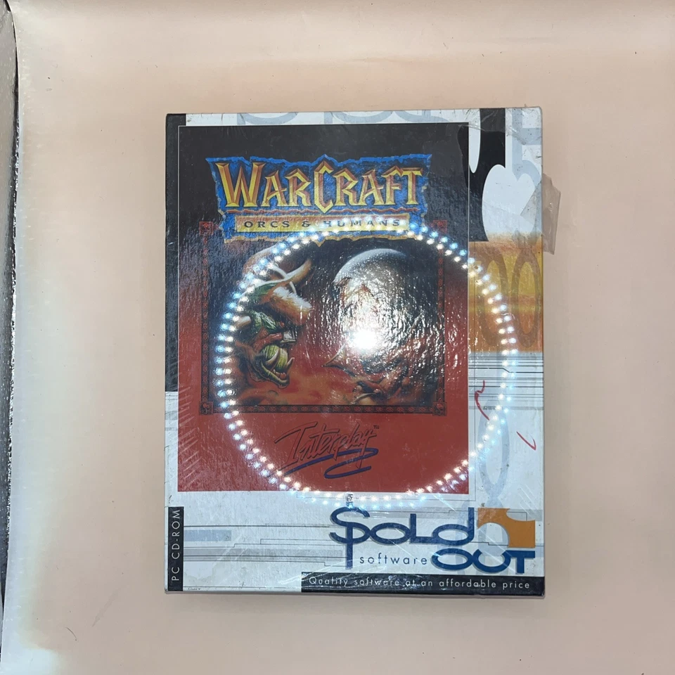 Warcraft Orcs And Humans PC CD ROM big box NEW Sealed Version blizzard 1998 - Image 2 of 4