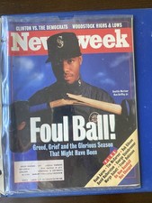 Newsweek August 1994 Illustrated Baseball Issue Hank Aaron Clinton Woodstock