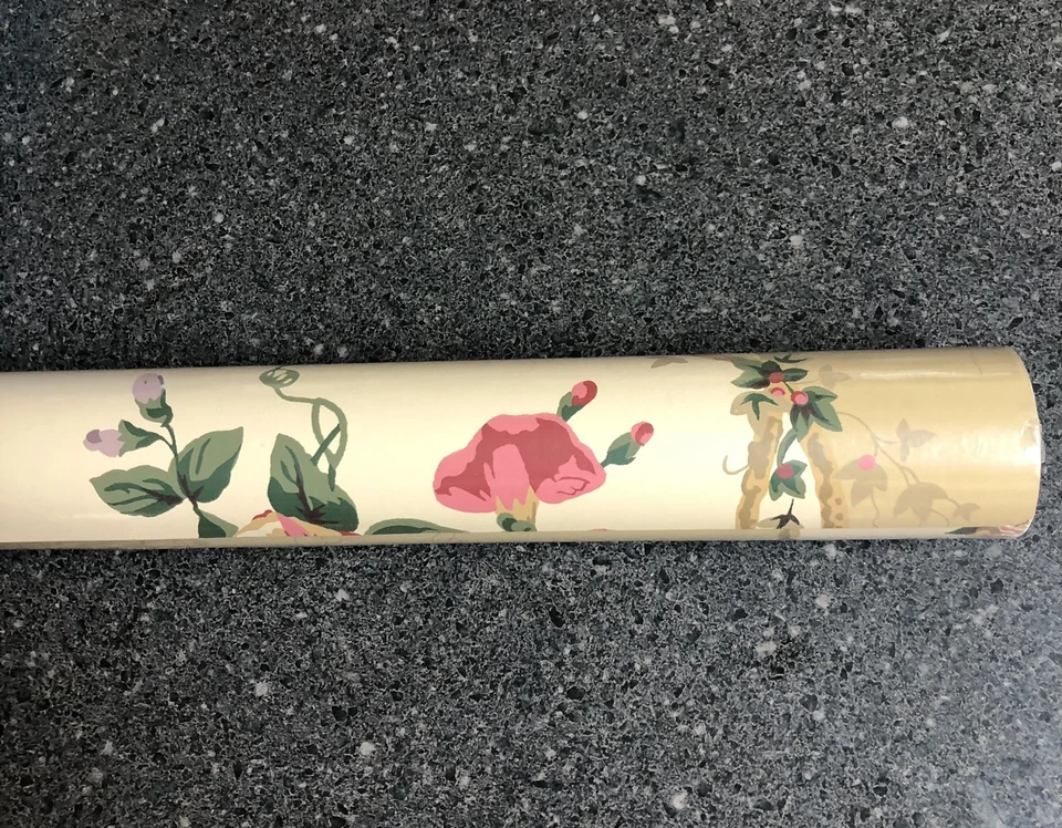 Papel tapiz THIBAUT #839-T-8210 rosa tostado flores enredaderas 60,75 pies cuadrados perno Foto 4 de 4