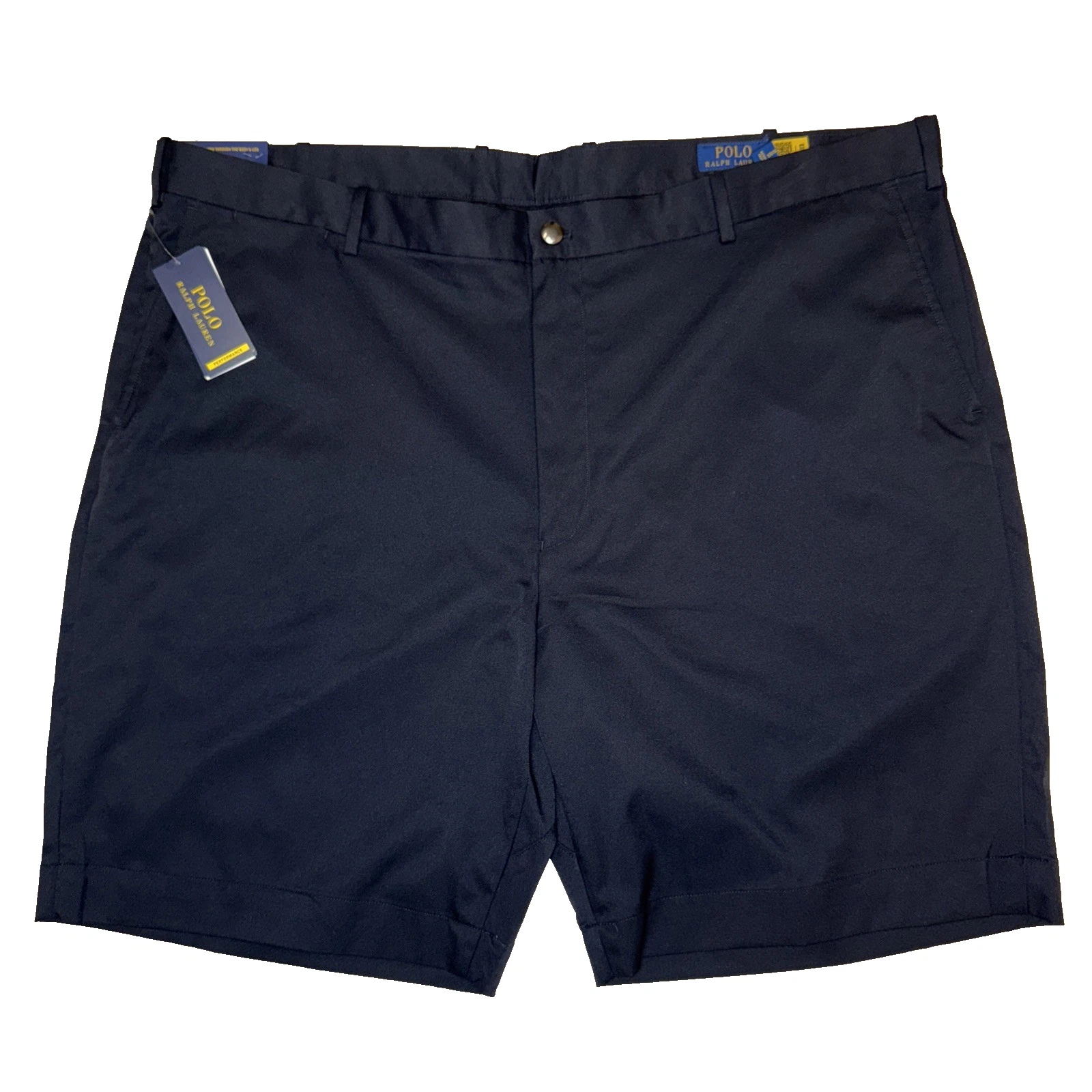 Polo Ralph Lauren Performance 9" Shorts Mens 46 Black Classic Fit $115 NWT