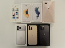 Lot Of 7 Apple iPhone Boxes ONLY 5S, 6S, 8 , 13 pro max, 17 pro max