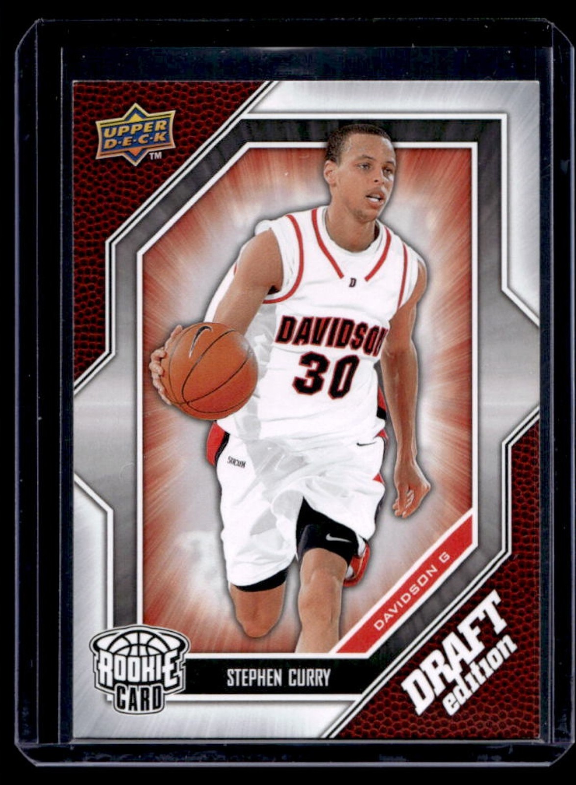 その他 2009 Stephen Curry Upper Deck RC Stephen Curry Autographed 2009-10 Upper Deck RC Warriors Beckett