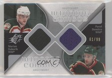 2007 SPx Winning Combos Spectrum 61/99 Marian Gaborik Pavol Demitra #WC-DG 2d8
