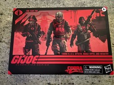 GI Joe Classified - COBRA H.I.S.S. FIRE TEAM 788 110 - 3-Pack - Sealed