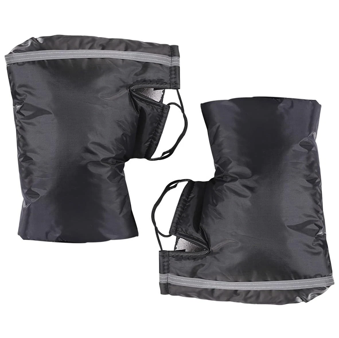 KOMUNJ Motorcycle Handlebar Mittens, Thickened Fleece One Size, Multicolor
