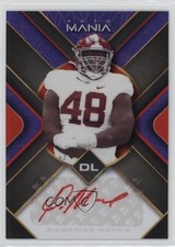 2022 Wild Card Mania Triangle Scribbles Purple Rainbow Phidarian Mathis Auto qf8