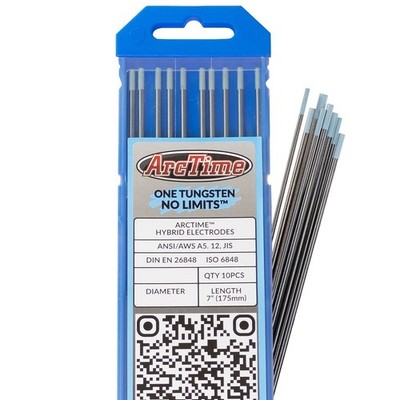 ArcTime TIG Welding Rare Earth Blend Tungsten Electrodes, Non-Radioactive, No...