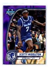 Scotty Middleton 2024-25 Bowman University Chrome Purple Lava Refractor #94