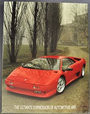 1992-1993 Lamborghini Diablo Sales Brochure Folder Excellent Original