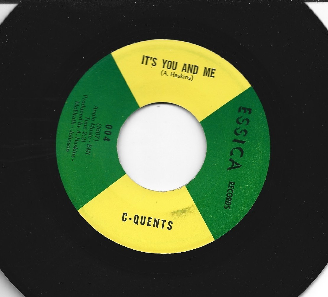 photo of Northern Bw Sweet Soul - C-quents - Its You And Me - Hear 1966 Essica