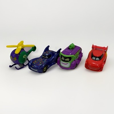 Batwheels Heroes 4 Car Lot DC Diecast Fisher-Price Bam Quiz