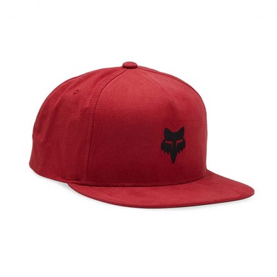 Fox Racing Herren Cap - FOX HEAD Snapback Mütze (Flame Red)