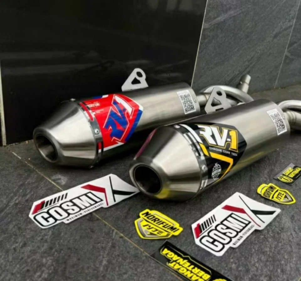 Juego de silenciador de escape rendimiento Honda CRF150F CRF 150 F L 2016 Foto 2 de 4