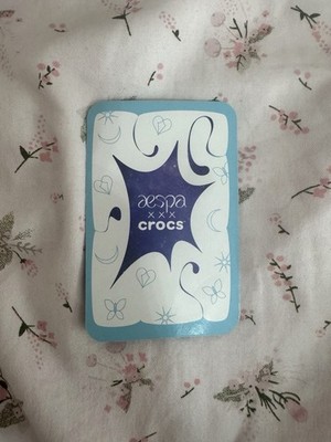 KARINA aespa x Crocs Photocard | eBay