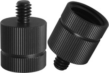 2PCS Tripod Thread Adapter 5/8-11 Female to 1/4 Male Camera Mount