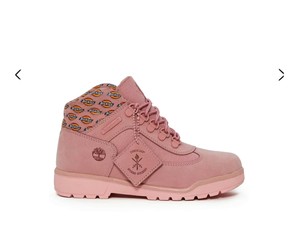 pink timberlands size 5