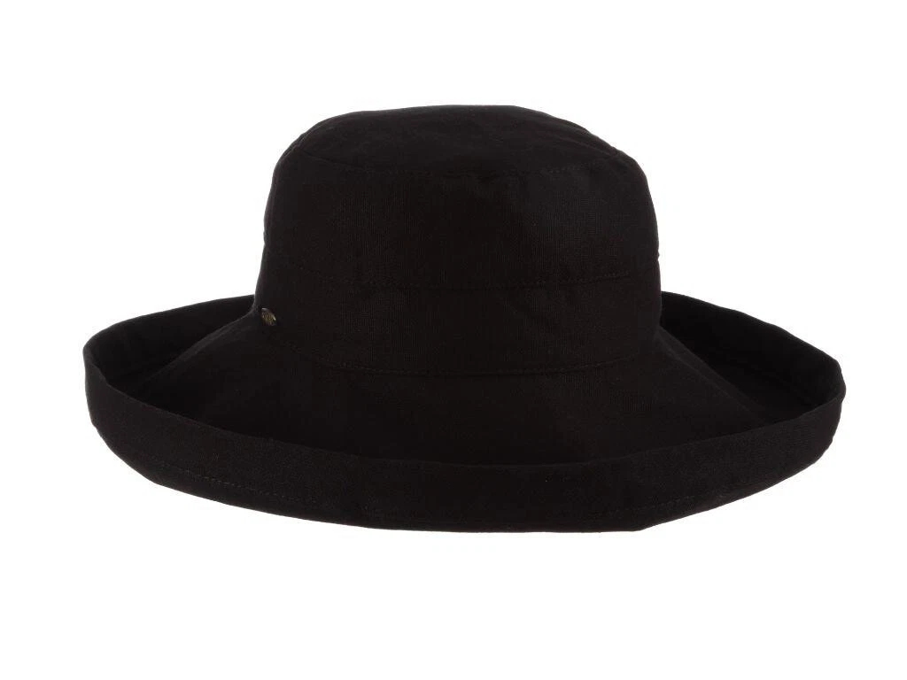 "GIANA" Women's Cotton Sun Hat w/ Inner Drawstring, 3-1/2" Brim by Scala #LC399
Opens in a new windo