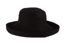 "GIANA" Women's Cotton Sun Hat w/ Inner Drawstring, 3-1/2" Brim by Scala LC399