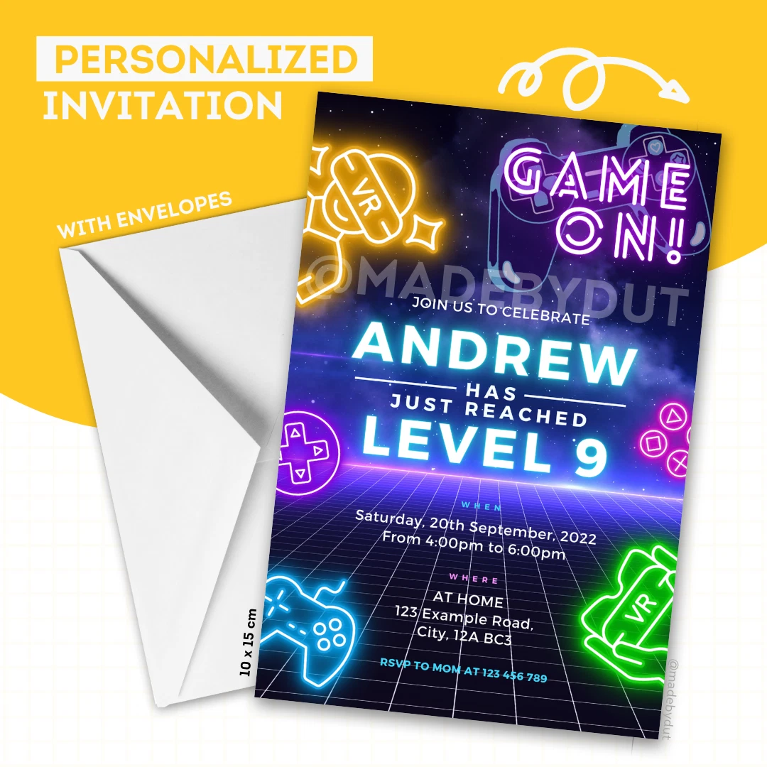 Personalized 2024 party invites
