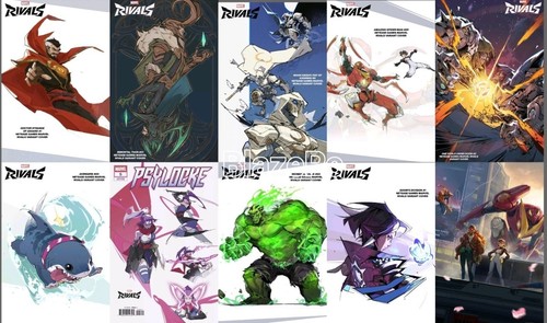 Marvel Rivals 10 Book Variant Set Options Jeff Moon Doom Amazing Psylocke Hulk - Picture 12 of 12