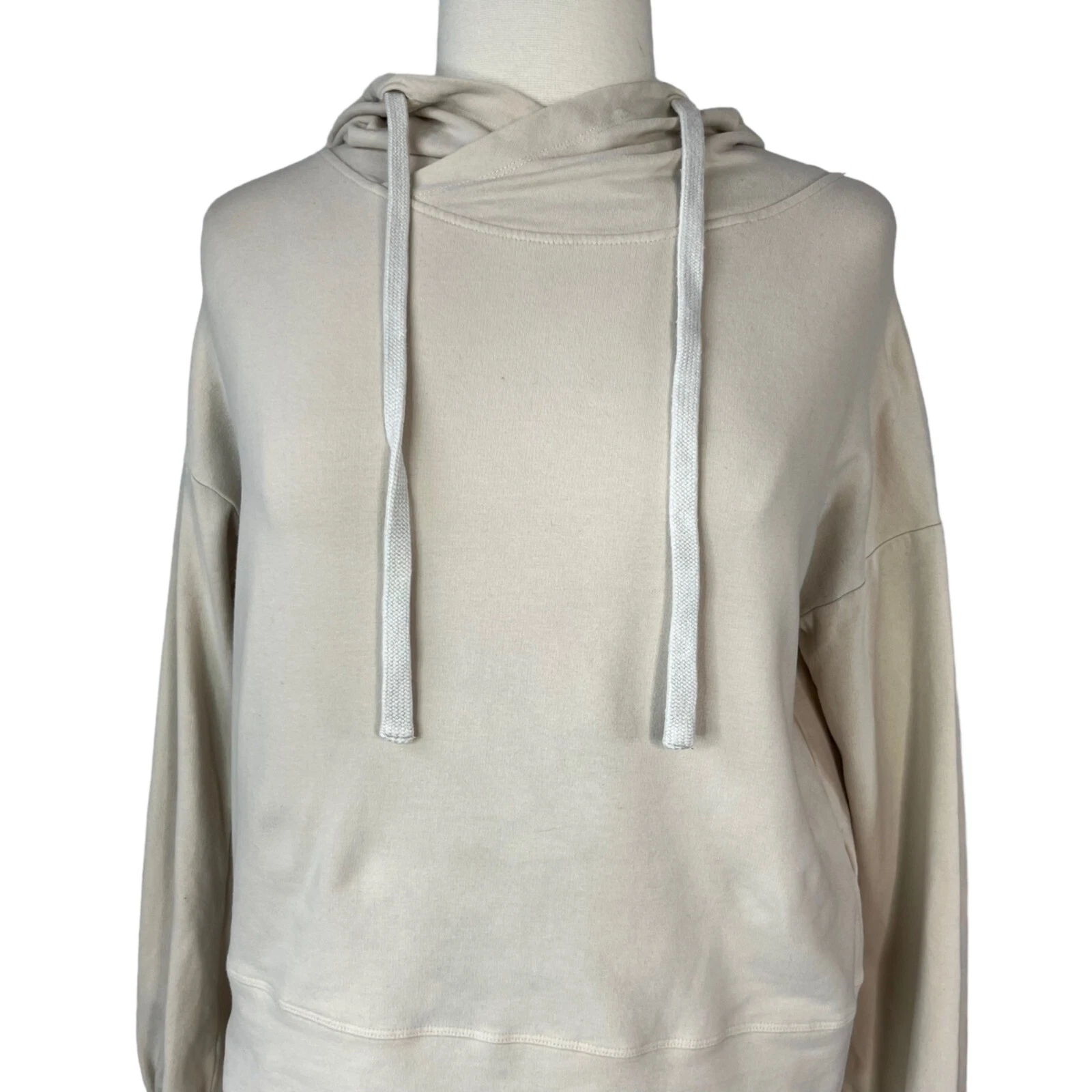 OFF WHITE Felpa con cappuccio The Native One panna taglia S