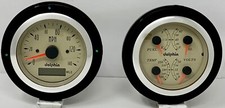 1937 1938 1939 Ford Car 2 Gauge Gps Dash Panel Insert Cluster Set