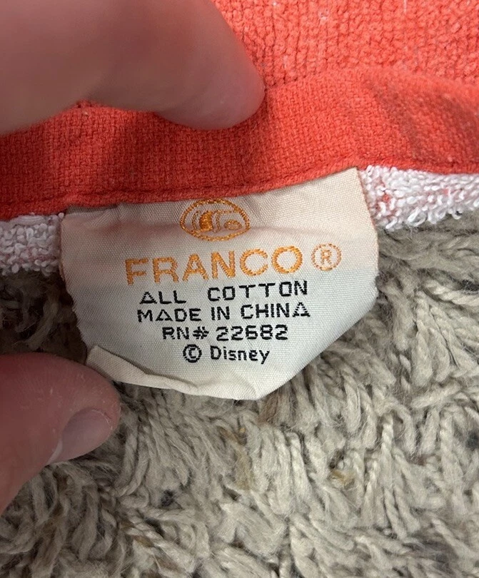 Franco Vintage Disney 101 Dalmations Red 1993 Beach Towel - Image 2 of 3