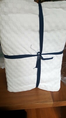 Lumatex Luma Home Collection White Woven Coverlet Blanket Portugal