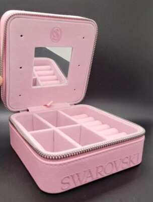 Swarovski 2022 Pink Travel Jewelry Box Size 5